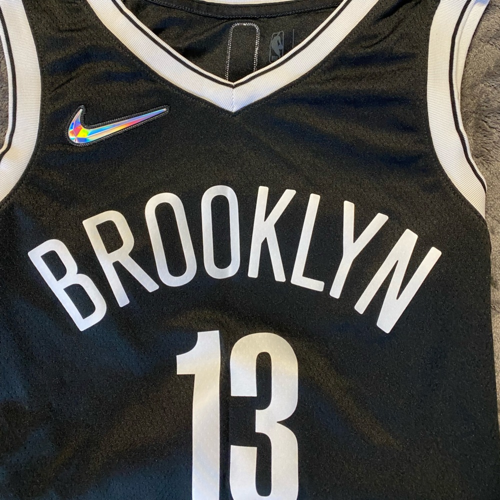 Mens New With Tags Size XL #13 Harden New York Knicks NBA Jersey.